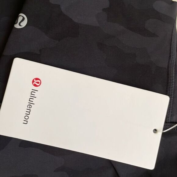NWT Lululemon Align Bike Shorts 8”Size 4  Heritage Camo Coal Multi Nulu high r - Picture 4 of 8